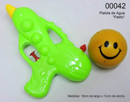 Imagen de PISTOLA DE AGUA CHICA "PATITO" VERDE CON AMARILLO 1.25
